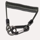 Salva Vara Espiral Anti-Perda com Mosquetão | Cordão de Segurança para Vara de Pesca