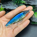 Isca Twitch Bait 70mm Meia Água Afundamento Lento 3D