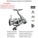 Molinete Shimano Sedona FJ 2023 | Tecnologia Hagane, SilentDrive e Corpo G-Free
