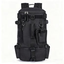 Mochila Tática Multifuncional Impermeável com Suporte para Varas e Grande Capacidade