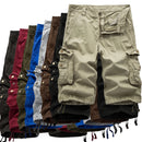 Bermuda Cargo Masculina Tática com Bolsos Multifuncionais e Tamanhos Grandes
