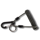 Salva Vara Espiral Anti-Perda com Mosquetão | Cordão de Segurança para Vara de Pesca
