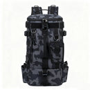 Mochila Tática Multifuncional Impermeável com Suporte para Varas e Grande Capacidade