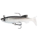 Kit 5 Iscas Soft Shad 8cm com Anzol Integrado Nado Realista