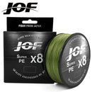 Linha Multifilamento JOF X8 PE 100m, 150m, 300m ou 500m | 8 Fios Trançados de Alta Resistência