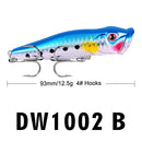 Isca Popper 93mm Superfície Alta Atratividade Premium