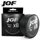 Linha Multifilamento JOF X8 PE 100m, 150m, 300m ou 500m | 8 Fios Trançados de Alta Resistência