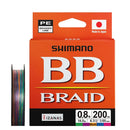 Linha Multifilamento Shimano BB Braid 4X PE 150m, 200m ou 300m | Alta Resistência