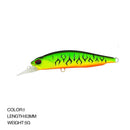 Isca Minnow Articulada 77mm Meia Água Nado Realista