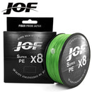 Linha Multifilamento JOF X8 PE 100m, 150m, 300m ou 500m | 8 Fios Trançados de Alta Resistência