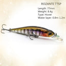 Isca Minnow Articulada 77mm Meia Água Nado Realista
