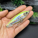 Isca Twitch Bait 70mm Meia Água Afundamento Lento 3D