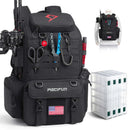 Mochila Tática 52L Multifuncional + 4 Caixas Organizadoras