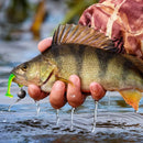 Kit 7 Iscas Soft Shad com Anzol Offset