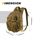 Mochila Impermeável 45L a 66L com Porta Varas, Compartimentos Modulares, Capa de Chuva e Grande Capacidade