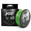 Linha Multifilamento JOF X8 PE 100m, 150m, 300m ou 500m | 8 Fios Trançados de Alta Resistência