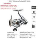 Molinete Shimano Sedona FJ 2023 | Tecnologia Hagane, SilentDrive e Corpo G-Free