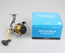 Molinete Shimano Sedona 1000–5000 | Leve, Suave e Resistente